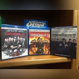 The Expendables Trilogy Blu-ray Set